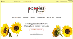 Desktop Screenshot of poppiesfloralart.com