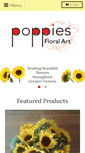 Mobile Screenshot of poppiesfloralart.com